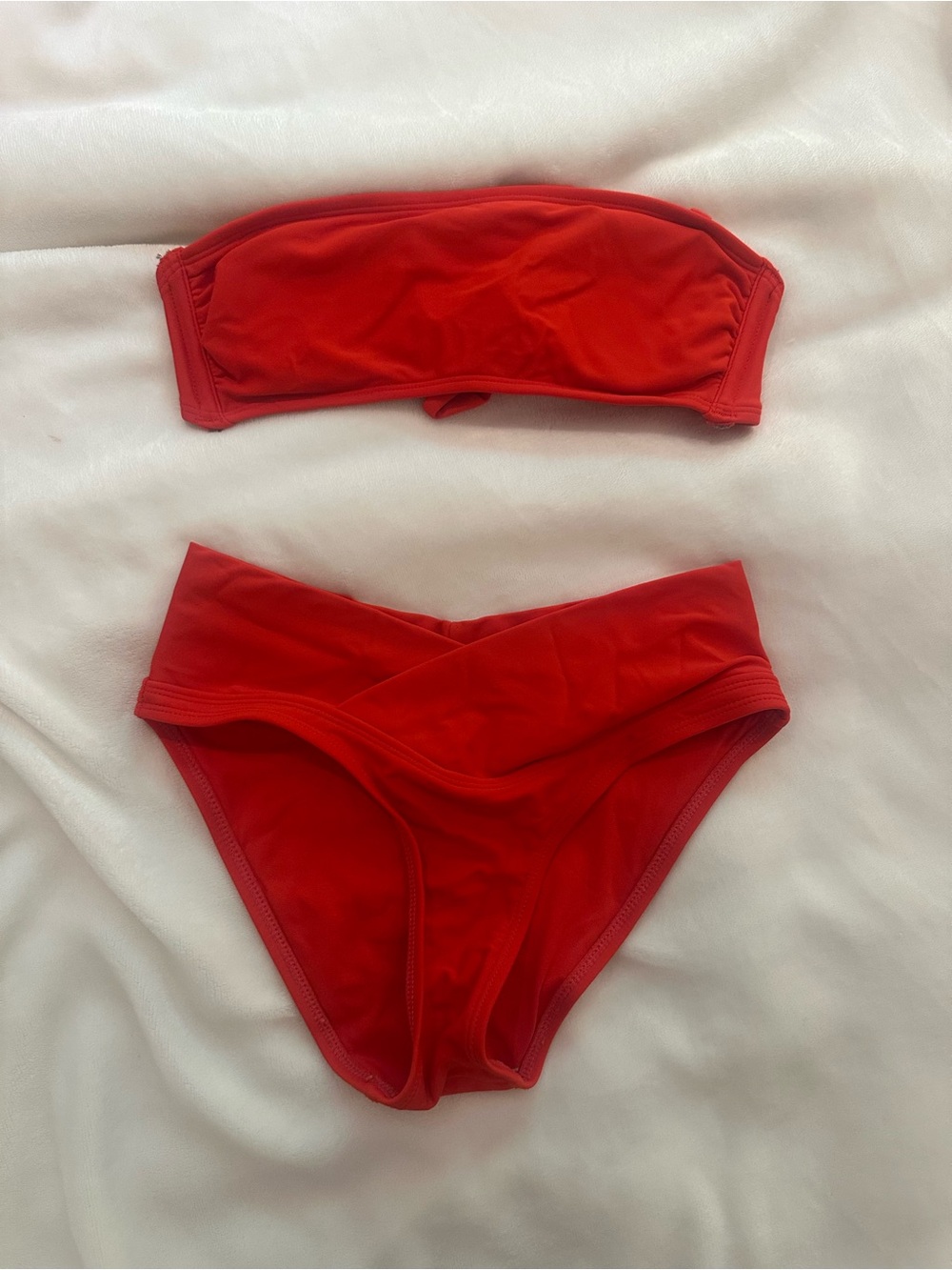 Target Red Bandeau Bikini Set